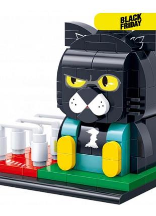 Конструктор "banbao" персонаж, леопард, 140 деталей et800-1