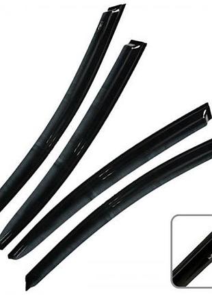 Дефлекторы окон mercedes c-klasse w-201 1982-1993 вставные передние для защиты от дождя и ветра ve-33