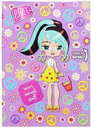 Блокнот "boxy girls" а5 (сиреневый)