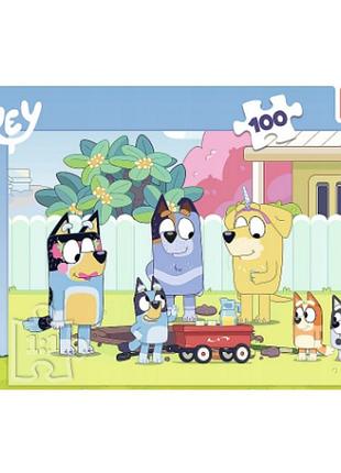 Пазли trefl 100 елементів веселий світ. блу 16471