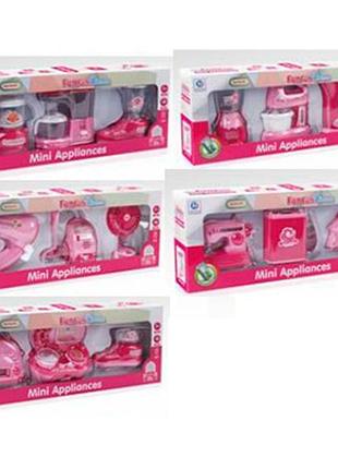 Набір побутової техніки ігровий: праска, чайник, кулер, фен yh358-1-2-3a
