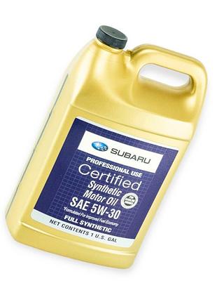 Масло моторное subaru 5w-30 synthetic motor oil usa 4,73л