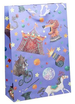 Пакет подарочный "цирк" 330 х 127 х 475 мм, вид 2