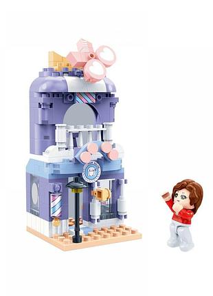 Конструктор "banbao" центральна вулиця, перукарня, 140 деталей et806