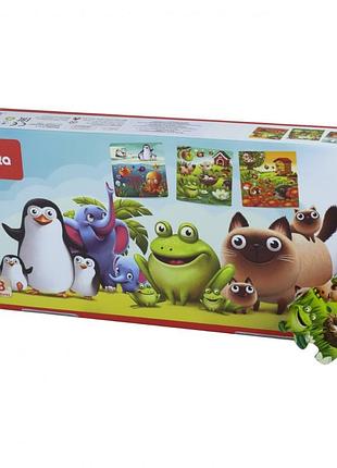 Пазли puzzlika 3в1 50 елементів улюблені тварини 12985