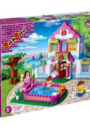 Конструктор "banbao" модне місто,вілла, 405 деталей 6109