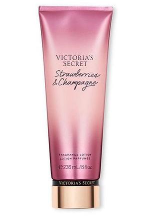 Лосьон для тела victoria's secret strawberries champagne 236 мл original