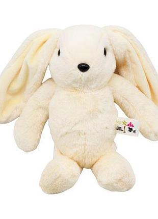 М'яка іграшка "зайка", 30 см (бежевий)