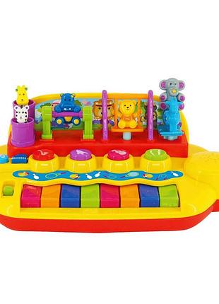 Пианино kiddi smart – зверюшки на качелях (укр) (063412)