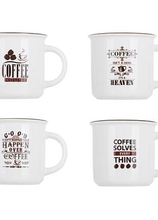 Чашка керамічна 365мл "limited edition strong coffee" gb057-t1693