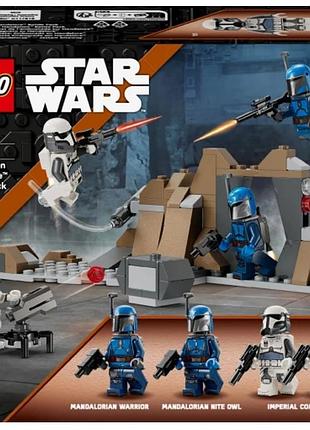 Конструктор "lego" бойовий комплект «засідка на мандалорі» 75373