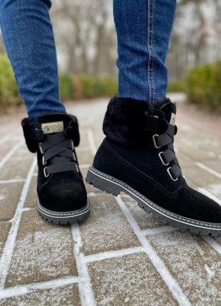 Ugg boot fur black🆕 шикарные женские угги 🆕 купить наложенный платёж6 фото