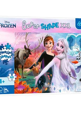 Пазли trefl 60 елементів xxl танець сестер. крижане серце 50010