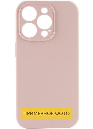 Чохол silicone case full camera protective (aa) no logo для apple iphone 16 (6.1") рожевий / pink sand