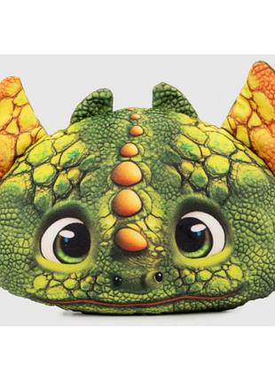 М'яка іграшка "подушка дракоша принт" кругла 32х8х21 00229-6