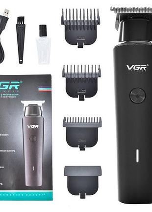 Аккумуляторный триммер для для стрижки волос vgr v-933, триммер набор для стрижки волос и для бритья