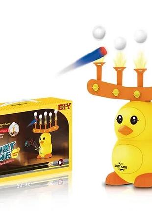 Тир воздушный shot game утёнок интерактивная игра для детей от 8 лет развивающая ловкость и реакцию ve-33