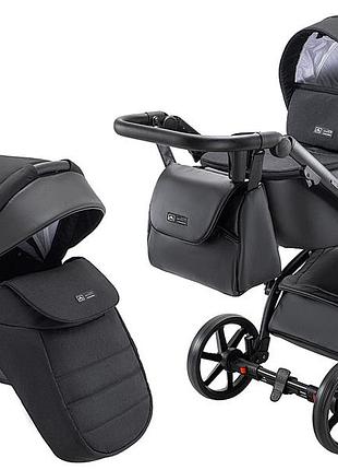 Коляска 2 в 1 adamex nola natura 11 carbon