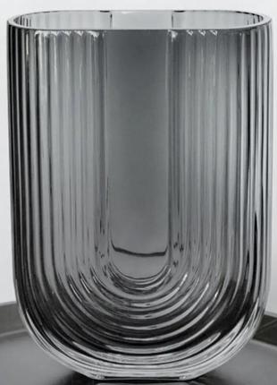 Ваза скло "композиція" 22см 9099-028