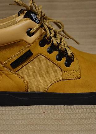 Классные желтые комбинированные утепленные ботинки timberland  "est. 1973" 37 р.( 24 см.)