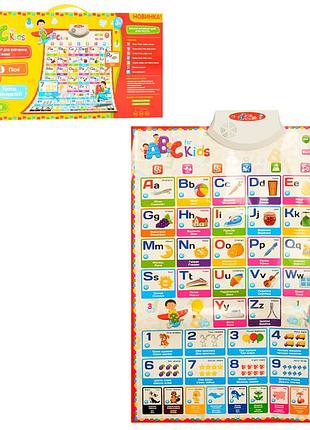 Интерактивный развивающий плакат 7031 eng рус/англ языки