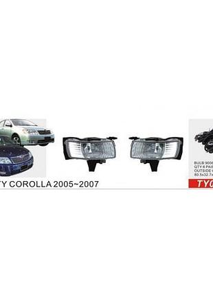 Фары дополнительная модель toyota corolla 2004-07 ty-052 9006 12v 55w для улучшения освещения автомобиля dm-11