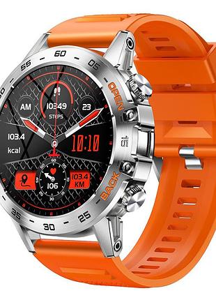 Смарт-часы uwatch smart delta k52 orange с oled экраном фитнес-трекер пульс давление кислород 1.39 дюйма ve-33