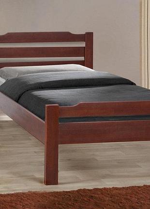Ліжко ольга 1600*2000, вільха/каштан