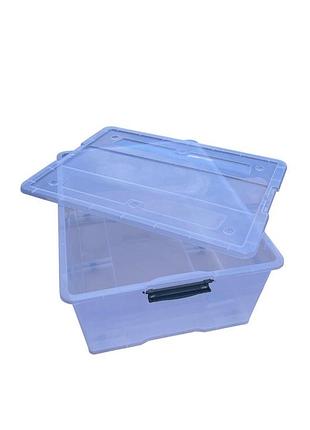Ящик для хранения homestar 100 л прозрачный