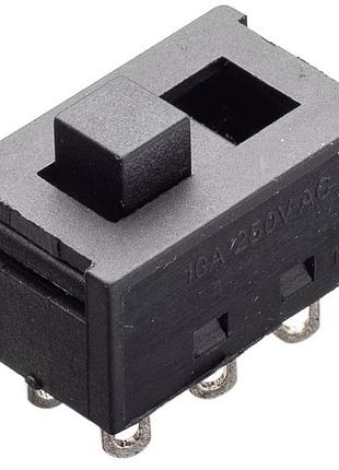 Переключатель ползуночный 2 положения 6 контактов 10a 250v