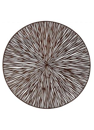 Серветка настільна кругла "modern" 38см бронза 445-017/bonadi