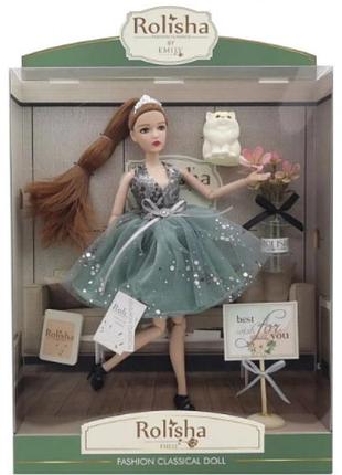 Лялька "emily" 29см, з аксесуарами, qj110c