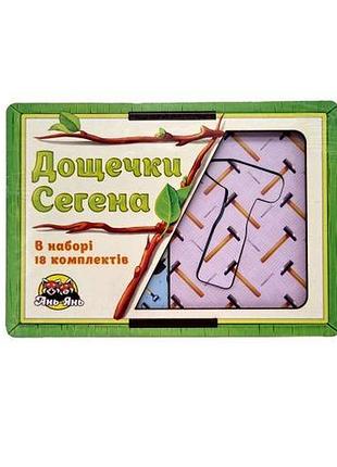 Пазл-сортер "досточки сегена: инструменты"