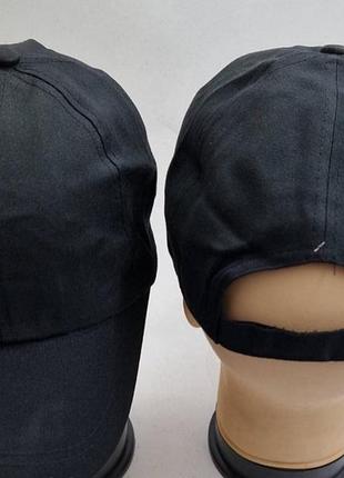 Черная катоновая кепка 56-60 размер