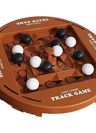 Настольная интерактивная игра ummi 777a logic chess track game brown