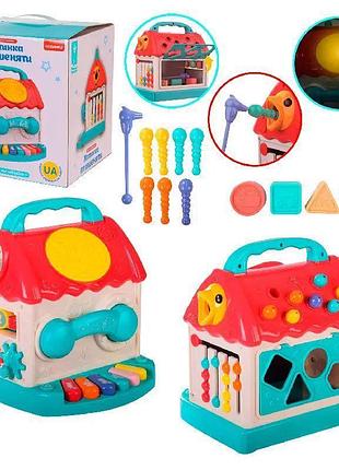 Уценка. музыкальная игрушка "домик для птенчика" (укр) не работает кнопка выключения (pl-721-59)