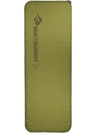 Коврик самонадувающийся sea to summit camp mat self inflating rectangular. l. olive