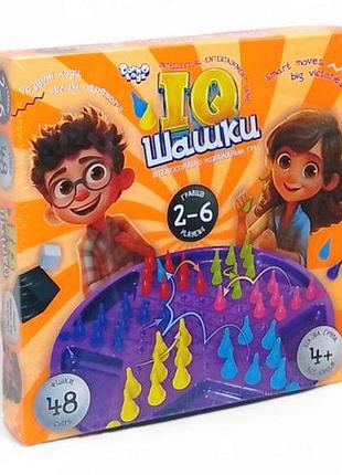Развивающая настольная игра "iq шашки"