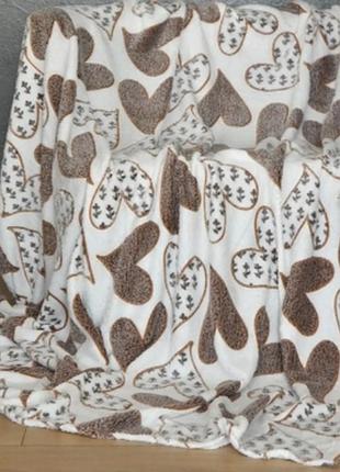 Плед пухнастий із мікрофібри 180х220