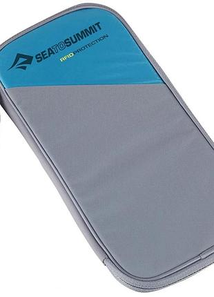 Кошелек sea to summit travel wallet rfid. l. blue-gray