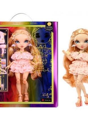 Лялька "rainbow high s23- вікторія вайтмен" аксесуари 583134/кіддісвіт