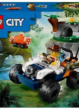 Конструктор "lego" квадроцикл для дослідження джунглів «місія червоної панди» 60424