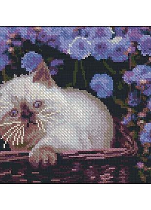 Алмазная мозаика "котенок" zav3040-23 без подрамника 30х40 см
