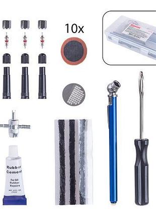 Набор для ремонта шин штурмовик ac-120 универсальный комплект для авто мотоциклов и велосипедов ve-33