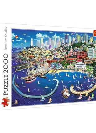 Пазли trefl 2000 елементів затока сан-франциско 27107