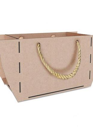 Заготовка для декорирования "шкатулка-сумка для фруктов" fdpo-297