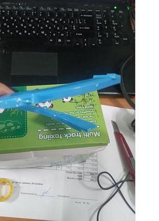 Уцінка. трек-горка "happy panda", світло, музика вигнута одна гірка