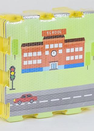 Коврик-пазл eva город (с 36630)