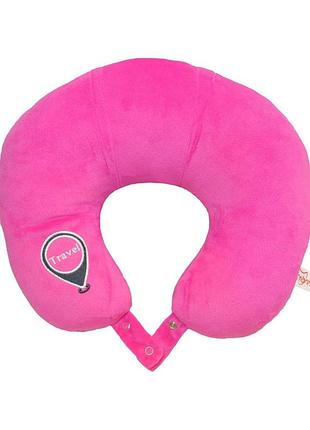 М'яка іграшка "підголовник" travel, рожевий пд-0445/тигрес