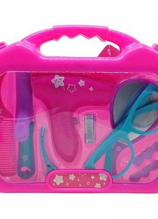 Уценка. парикмахерский набор в чемодане (вид 2) - сломана застежка